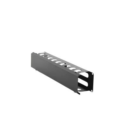 Organizador de Cables Horizontal de 2U para Rack de 19″ con Cubierta Metálica - imagen 2