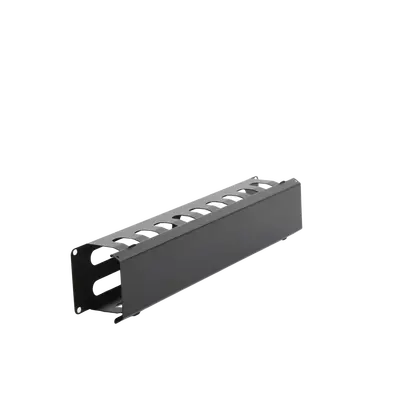 Organizador de Cables Horizontal de 2U para Rack de 19″ con Cubierta Metálica - imagen 4