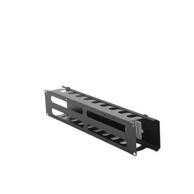 Organizador de Cables Horizontal de 2U para Rack de 19″ con Cubierta Metálica - imagen 5