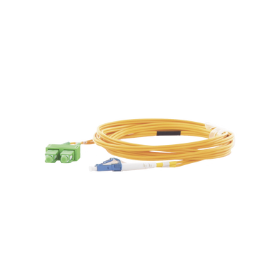 Jumper de Fibra Óptica Monomodo 9/125 LC/UPC-SC/APC, PVC, 2.0 mm, Dúplex, Amarillo, 3 Metros (9.84 Pies) - imagen 7