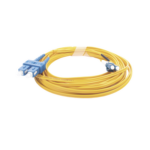 Jumper de Fibra Óptica Monomodo 9/125 LC/UPC-SC/UPC, PVC, 2.0 mm, Dúplex, Amarillo, 5 Metros (16.40 Pies) miniatura 3