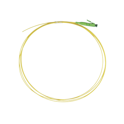 Pigtail de Fibra Óptica Monomodo LC/APC, Simplex de 1 Metro (3.28 Pies) - imagen 1