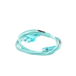 Jumper de Fibra Óptica Multimodo OM3 50/125 LC-SC OFNR (Riser), 2.0 mm, Dúplex, Aqua, 3 metros (9.84 pies) miniatura 3