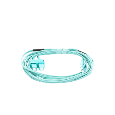 Jumper de Fibra Óptica Multimodo OM3 50/125 LC-SC OFNR (Riser), 2.0 mm, Dúplex, Aqua, 3 metros (9.84 pies) - imagen 5