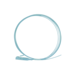 Pigtail de Fibra Óptica Simplex LC, PVC, OM4 50/125, Aqua, 1 Metro (3.28 Pies) miniatura 1