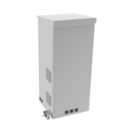Gabinete Exterior 16U | 600mm | Piso | Con puerta miniatura 2
