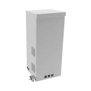 Gabinete Exterior 16U | 600mm | Piso | Con puerta