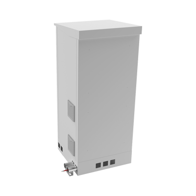 Gabinete Exterior 16U | 600mm | Piso | Con puerta - imagen 2