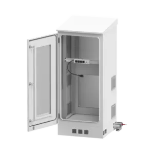 Gabinete Exterior 16U | 600mm | Piso | Con puerta