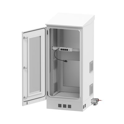 Gabinete Exterior 16U | 600mm | Piso | Con puerta - imagen 3