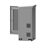 Gabinete Exterior 16U | 600mm | Piso | Con puerta miniatura 4