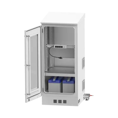 Gabinete Exterior 16U | 600mm | Piso | Con puerta - imagen 5