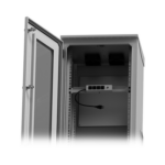 Gabinete Exterior 16U | 600mm | Piso | Con puerta miniatura 6