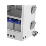 Gabinete Exterior 16U | 600mm | Piso | Con puerta miniatura 7
