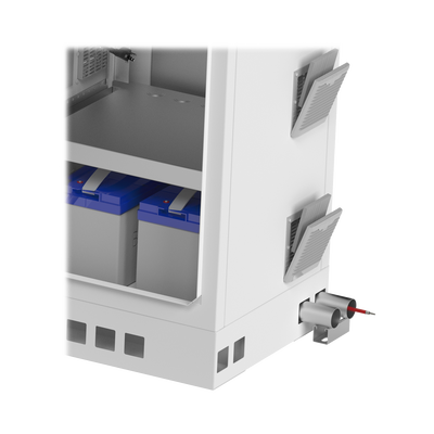 Gabinete Exterior 16U | 600mm | Piso | Con puerta - imagen 7