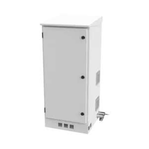 Gabinete Exterior 16U | 600mm | Piso | Con puerta