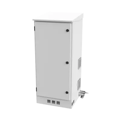 Gabinete Exterior 16U | 600mm | Piso | Con puerta - imagen 1