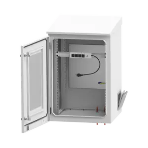 Gabinete Exterior 16U | 600mm | Piso Con puerta