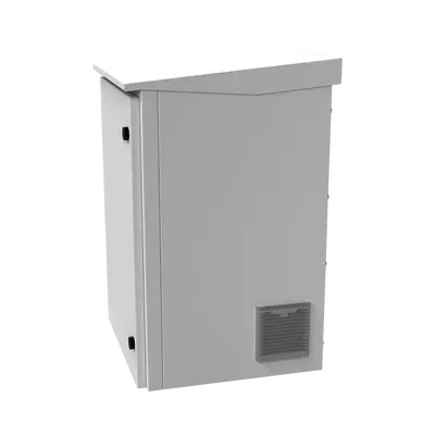 Gabinete Exterior 16U | 600mm | Piso Con puerta - imagen 6