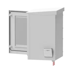 Gabinete Exterior 24U | 600mm | Piso Con puerta