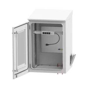 Gabinete Exterior 24U | 600mm | Piso Con puerta