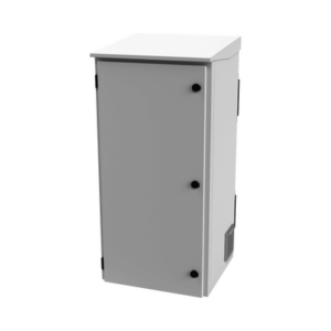 Gabinete Exterior 24U | 600mm | Piso Con puerta