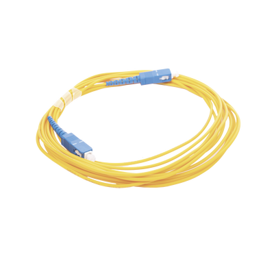 Jumper de Fibra Óptica Monomodo SC/UPC – SC/UPC Simplex, Color Amarillo, 5 Metros (16.40 Pies) - imagen 2