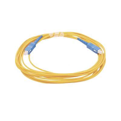 Jumper de Fibra Óptica Monomodo SC/UPC – SC/UPC Simplex, Color Amarillo, 5 Metros (16.40 Pies) - imagen 3