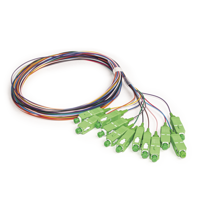 Kit de 12 Pigtails SC/APC Monomodo 2 Metros (6.56 Pies) - imagen 1