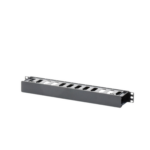 Organizador de Cables Horizontal de 1U para Rack de 19″, Fabricado en Polímero Resistente a Deformaciones y Rayones miniatura 3