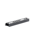 Organizador de Cables Horizontal de 1U para Rack de 19″, Fabricado en Polímero Resistente a Deformaciones y Rayones miniatura 4