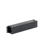 Organizador de Cables Horizontal de 2U para Rack de 19″, Fabricado en Polímero Resistente a Deformaciones y Rayones miniatura 4