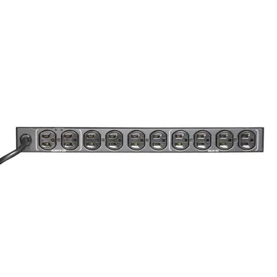 PDU para Distribución de Energía, Montaje en Rack, 11 salidas, Instalación Horizontal, de 19in, 1U, 15 Amp, 120 Vca - imagen 3