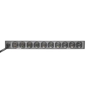PDU para Distribución de Energía, Montaje en Rack, 11 salidas, Instalación Horizontal, de 19in, 1U, 15 Amp, 120 Vca, Con Indicador Led Y Display
