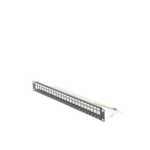 Patch Panel Modular Blindado (STP) de 24 Puertos, con Barra para Organizar Cable miniatura 2