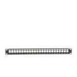 Patch Panel Modular Blindado (STP) de 24 Puertos, con Barra para Organizar Cable miniatura 4