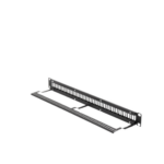 Patch Panel Modular sin Blindaje de 24 Puertos, 1U, con Barra para Organizar Cable miniatura 5