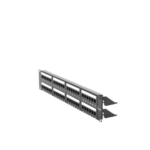 Panel de Parcheo de Impacto (110) UTP de 48 Puertos Cat5e 19 Pulgadas (48.26 cm), 2U con Barra para Organizar Cable miniatura 2