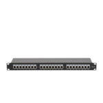 Panel de Parcheo de Impacto Blindado (STP) de 24 Puertos Cat5e, 19 Pulgadas miniatura 2