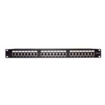 Panel de Parcheo de Impacto Blindado (STP) de 24 Puertos Cat5e, 19 Pulgadas miniatura 1