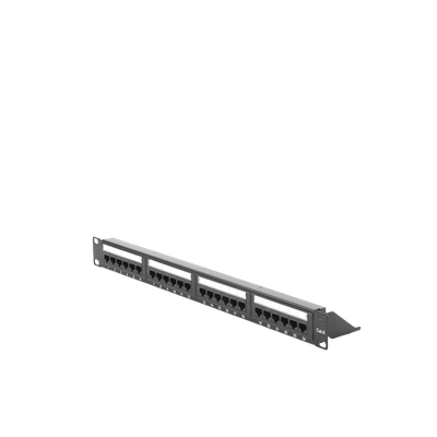 Panel de Parcheo de Impacto (110) UTP de 24 Puertos Cat6, 19 Pulgadas (48.26 cm), con Barra para Organizar Cable - imagen 2