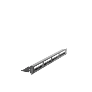 Panel de Parcheo de Impacto (110) UTP de 24 Puertos Cat6, 19 Pulgadas (48.26 cm), con Barra para Organizar Cable