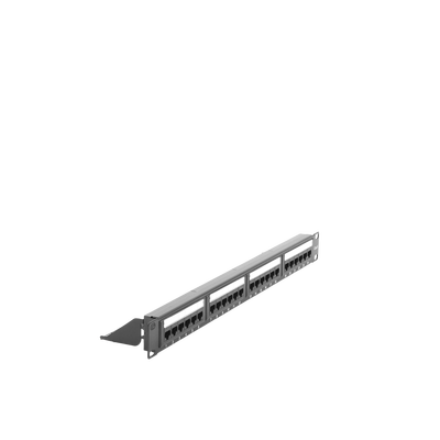 Panel de Parcheo de Impacto (110) UTP de 24 Puertos Cat6, 19 Pulgadas (48.26 cm), con Barra para Organizar Cable - imagen 3