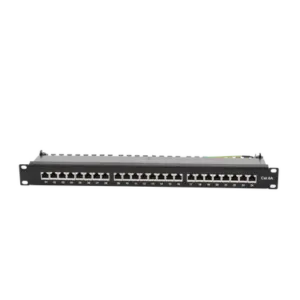 Panel de Parcheo de Impacto (110) Blindado de 24 Puertos Cat6A