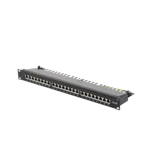 Panel de Parcheo de Impacto (110) Blindado de 24 Puertos Cat6A