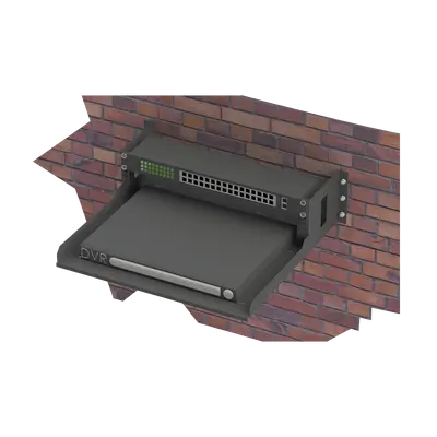 Gabinete Abierto 2U | 460mm | Pared - imagen 1