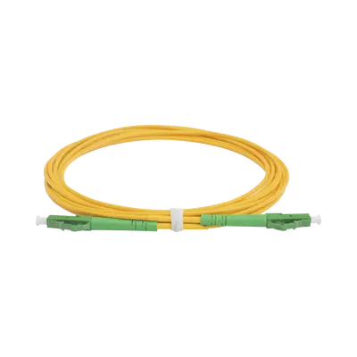 Jumper de Fibra Óptica Monomodo LC/APC-LC/APC Simplex de 3 Metros (9.84 Pies), 2mm - imagen 1