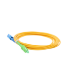 Jumper de Fibra Óptica Monomodo SC/UPC-SC/APC Simplex, Color Amarillo, 3 Metros (9.84 Pies), 3 mm miniatura 3
