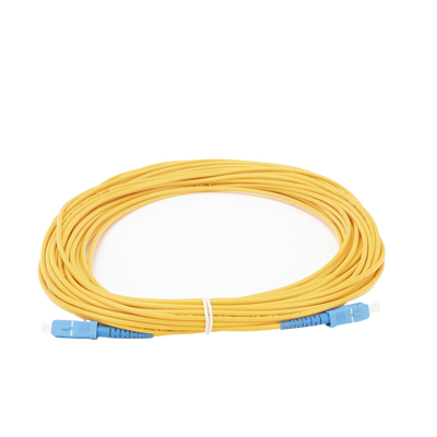 Jumper de Fibra Óptica Monomodo SC/UPC-SC/UPC Simplex de 10 Metros (32.81 Pies), 3mm - imagen 1