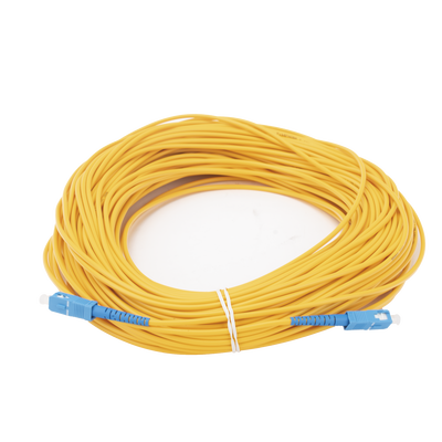 Jumper de Fibra Óptica Monomodo SC/UPC-SC/UPC Simplex de 50 Metros (164.04 Pies), 3mm - imagen 1